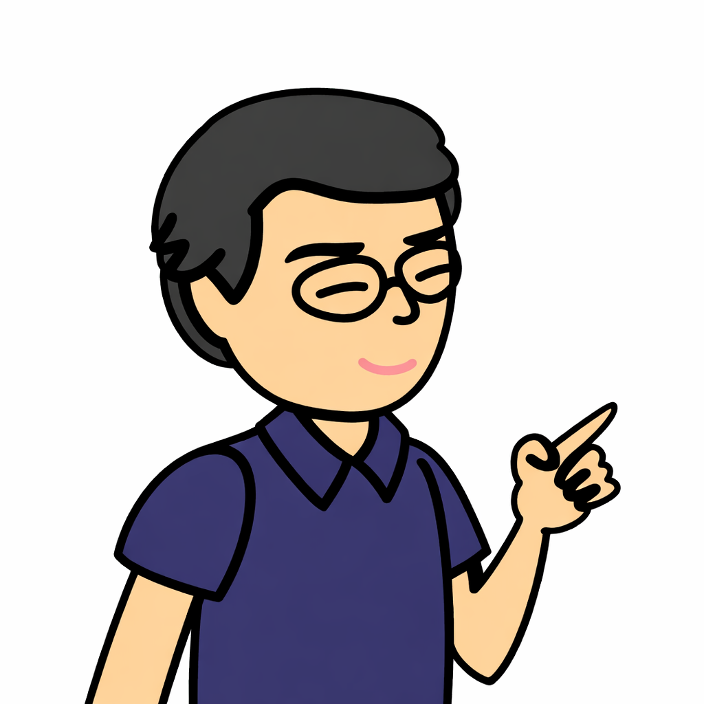 曽朴イラスト指さし